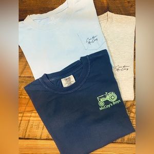 (2)Cardin McCoy tees (excellent condition) size M, (1) McCoy Boys tee size S